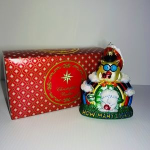 Christopher Radko The Tootsie Pop Test Ornament New W Tags Christmas 1021182